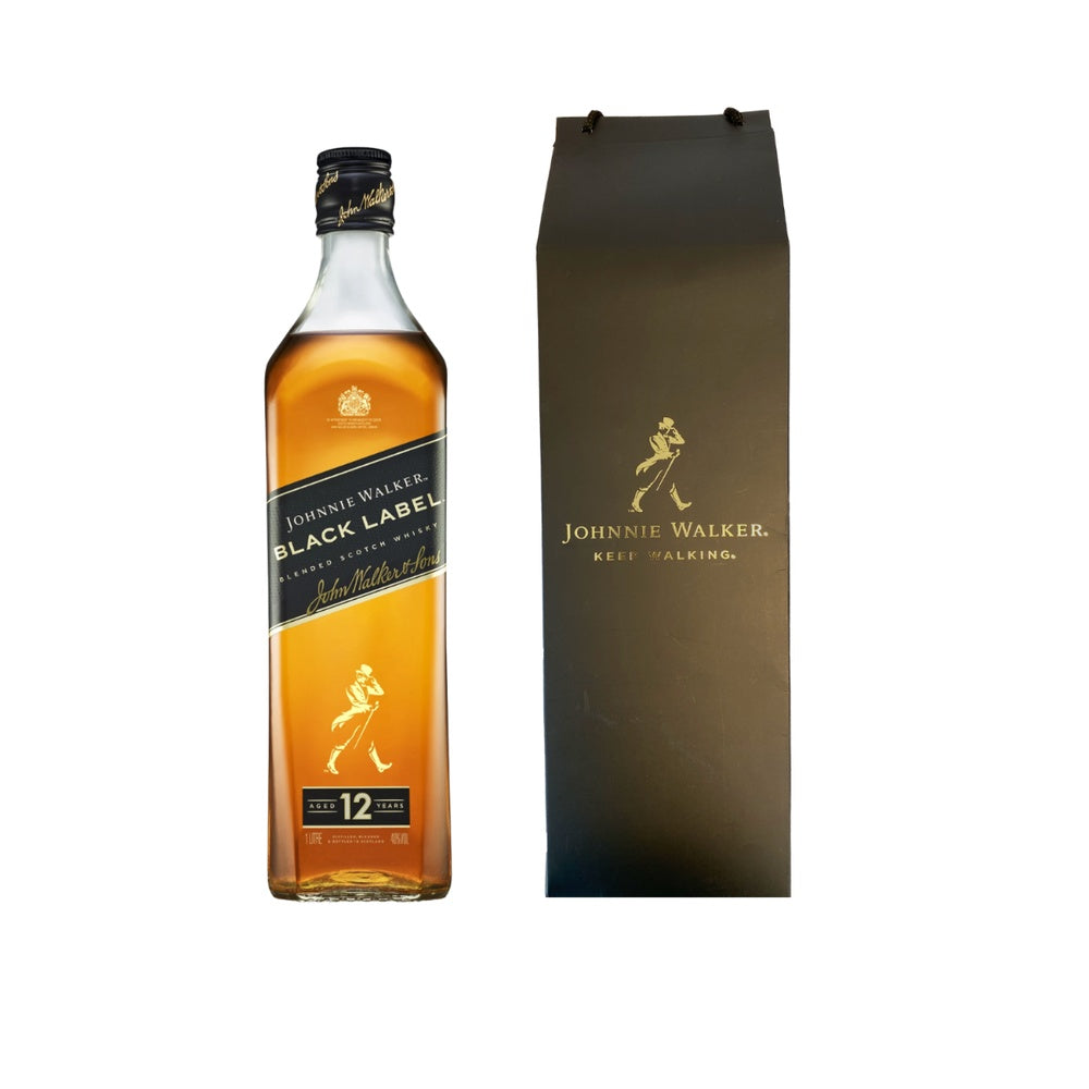 Johnnie Walker Black Label + Bolsa Estuche