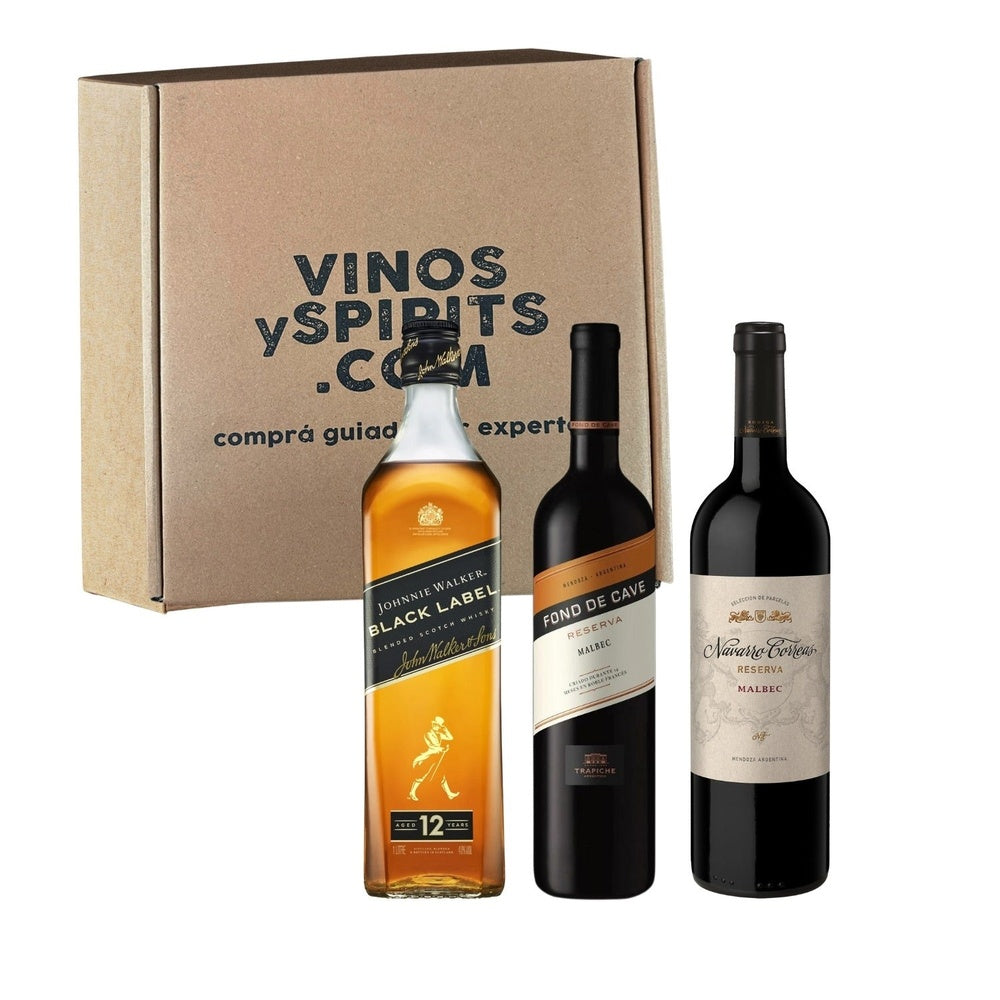 Combo Estuche JW Black + Fond de Cave Reserva + Navarro Correas Reserva