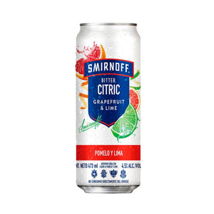Smirnoff Bitter Citric Grapefruit & Lime 473ml x6