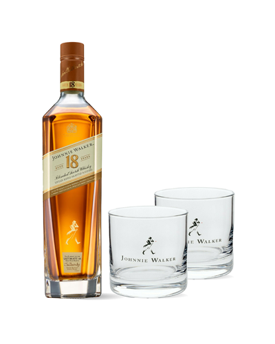 Combo Johnnie Walker 18 Años + Vasos
