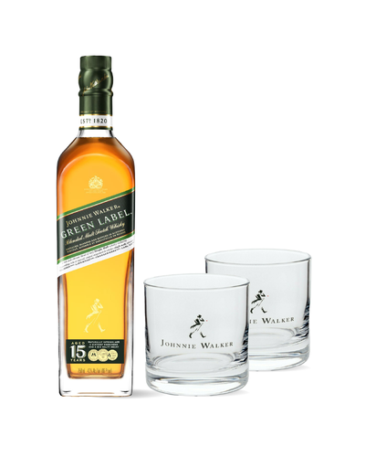 Combo Johnnie Walker Green + Vasos